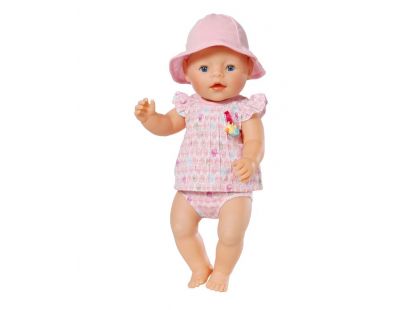 Baby Born Šaty s kloboučkem - Růžová čepička
