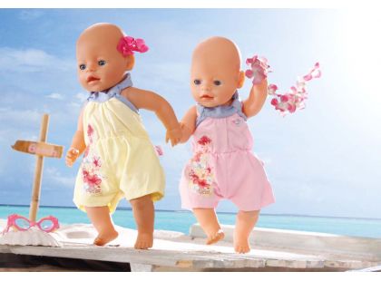 Baby Born Souprava plážového oblečení - Růžová