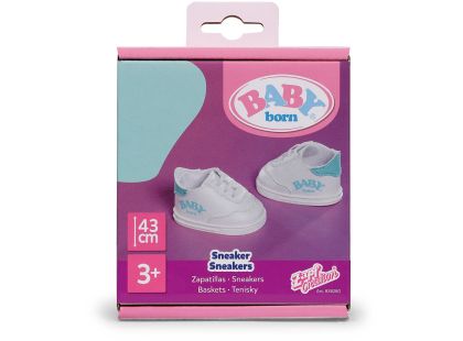 BABY born Tenisky 43 cm bílomodré