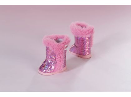 BABY born Třpytivé boty 43 cm růžové