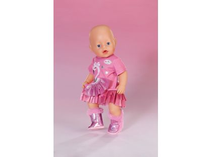 BABY born Třpytivé boty 43 cm růžové