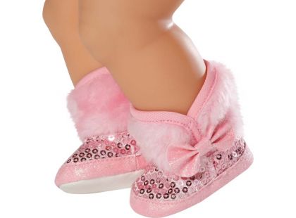 Baby Born Zimní boty 823880 - Růžová