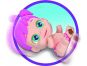 Baby Buppies miminko Kluk fialové vlasy spaní 7