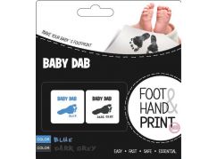 Baby Dab Barva na dětské otisky 2 ks modrá šedá