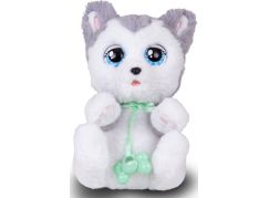 Baby Paws plyšové štěňátko bílošedé