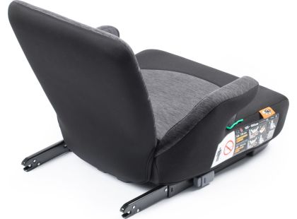 BabyAuto DOKA iFIX 125-150, podsedák se sklopnými zády, black grey flame
