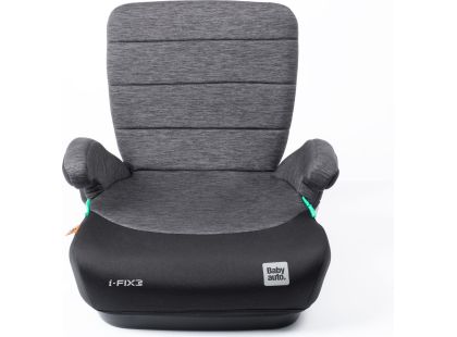 BabyAuto DOKA iFIX 125-150, podsedák se sklopnými zády, black grey flame
