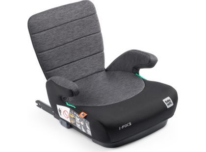 BabyAuto DOKA iFIX 125-150, podsedák se sklopnými zády, black grey flame