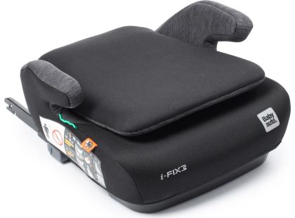 BabyAuto DOKA iFIX 125-150, podsedák se sklopnými zády, black grey flame