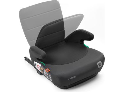 BabyAuto DOKA iFIX 125-150, podsedák se sklopnými zády, black grey