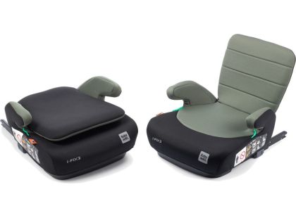 BabyAuto DOKA iFIX 125-150, podsedák se sklopnými zády, black olive green