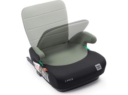 BabyAuto DOKA iFIX 125-150, podsedák se sklopnými zády, black olive green