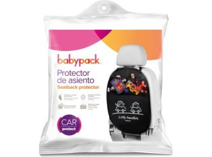 Babypack Organizer a ochrana autosedadla, černý