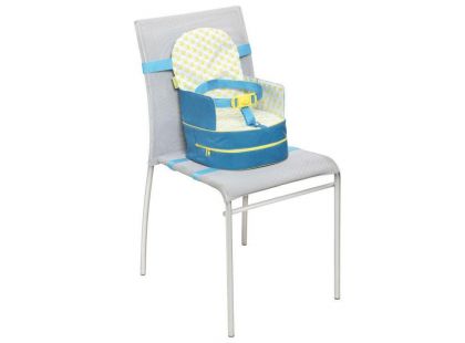Badabulle přenosná židlička 2v1 On-the-Go Blue