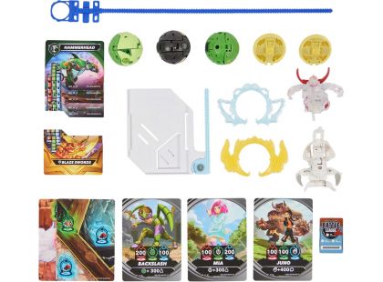 Bakugan balení speciální útok S6 Bruiser, Octogan, Ventri,Hammerhead, Butterclaw