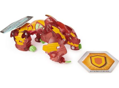 Bakugan bojovník s přídavnou výstrojí s2 Gillator Ultra Baku Gear červený