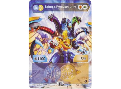 Bakugan bojovník s přídavnou výstrojí s2 Sabra x Pyravian