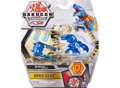 Bakugan bojovník s přídavnou výstrojí s2 Trox modrý