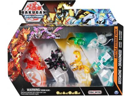 Bakugan multibalení 6 ks Bakuganů S4 Griswing - Swarmer