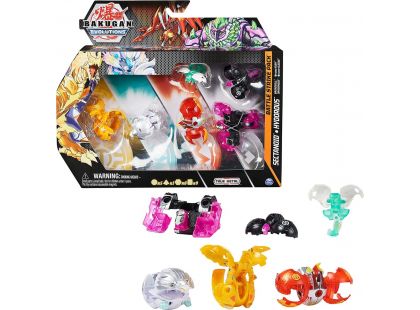 Bakugan multibalení 6 ks Bakuganů S4 Sectanoid - Babadrill