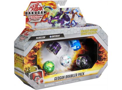 Bakugan sada 2ks Geogan a 3ks Bakugan S3 Arcleon - Surturan