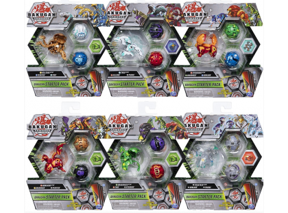 Bakugan startovací sada 3ks s2 Dragonoid,Hydorous,Cycloid