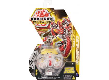 Bakugan svítící Bakugani nova Dragonoid x Nillious White