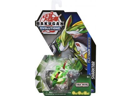 Bakugan True Metal figurky S4 Sharktar green