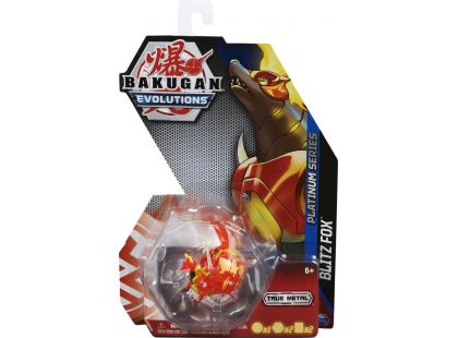 Bakugan True Metal figurky S4 Blitz Fox