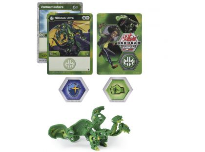 Bakugan ultra balení s2 Nillious zelený