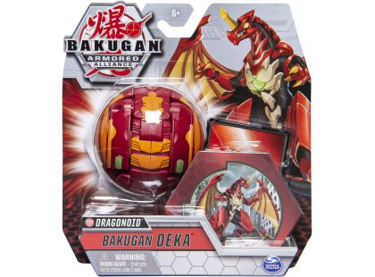 Bakugan velký deka bojovník s2 Dragonoid červený