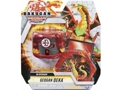 Bakugan velký Deka Geogan bojovník S3 Viperagon red