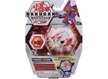 Bakugan základní balení s2 Dragonoid x Tretorous bílý