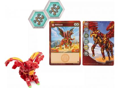 Bakugan Základní balení S4 Nillious červený