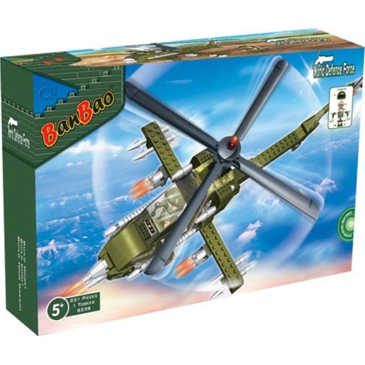 Banbao Armáda 8238 Vrtulník