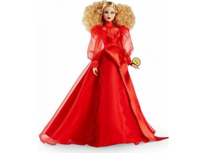 Barbie 75. výročí Mattelu panenka běloška