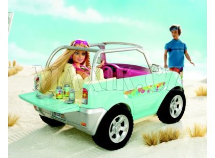 Barbie Beach Party Jeep Mattel Maxikovy hra ky