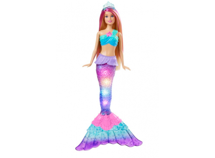 Barbie blikající mořská panna blondýnka - Poškozený obal