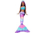 Barbie blikající mořská panna brunetka