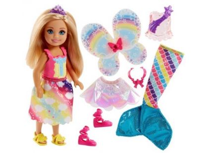 Mattel Barbie Chelsea Pohádkové oblečky mořská panna
