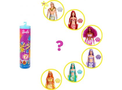 Barbie Color Reveal Barbie 30 cm duhová mořská panna