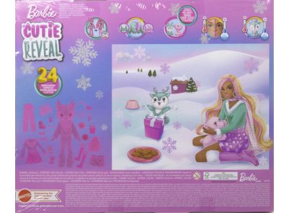 Barbie Cutie Reveal adventní kalendář