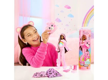Barbie Cutie Reveal Barbie a Starostliví medvídci - Růžová