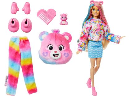 Barbie Cutie Reveal Barbie a Starostliví medvídci série 2 - růžová