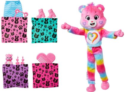 Barbie Cutie Reveal Barbie a Starostliví medvídci série 2 - růžová