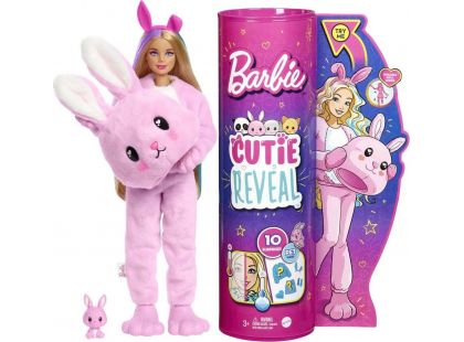 Barbie Cutie Reveal panenka 30 cm série 1 zajíček