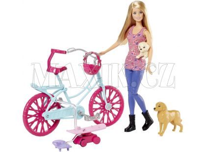 Barbie Cyklistka a psí akrobati