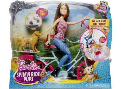 Barbie Cyklistka a psí akrobati