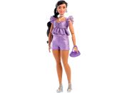 Barbie Deluxe modelka - fialové kraťasy