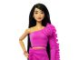 Barbie Deluxe modelka - šaty s růží 3